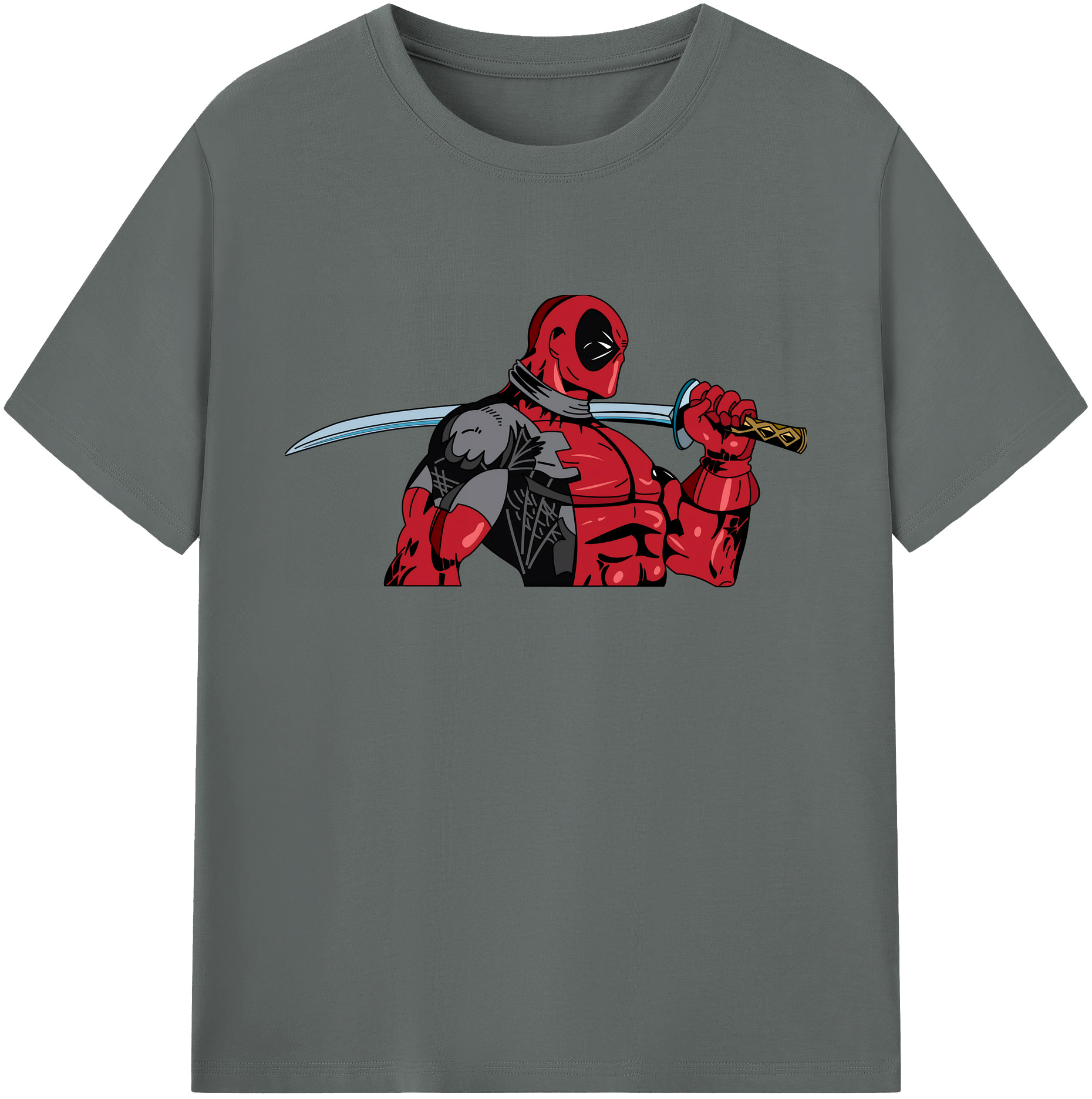 （画像用） Deadpool デッドプール 綿100％ メンズ半袖Tシャツ｜肌触りやわらか＆通気性